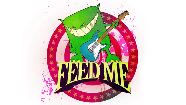 Cartoon character guitar feed me free wallpaper - medium preview image