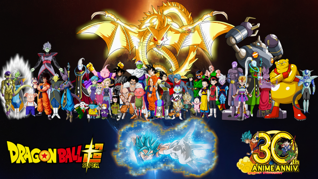 Dragon ball group cartoon character free wallpaper - medium preview image