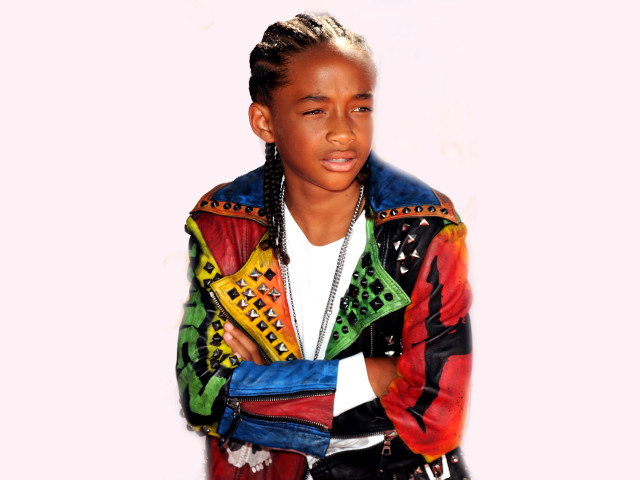 Young girl braids colorful jacket free wallpaper for desktop - medium preview image