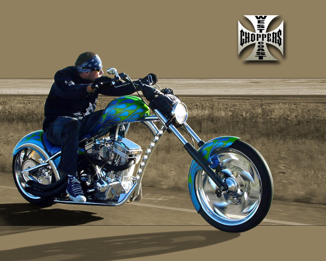 Man riding motorcycle street wall free wallpaper - medium preview image