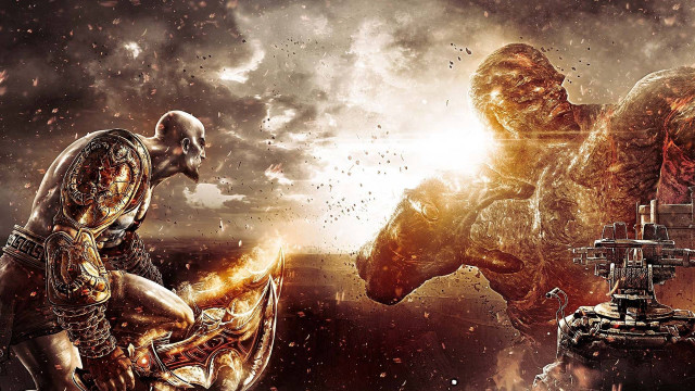 Horse riders fire smoke night free wallpaper for desktop - medium preview image