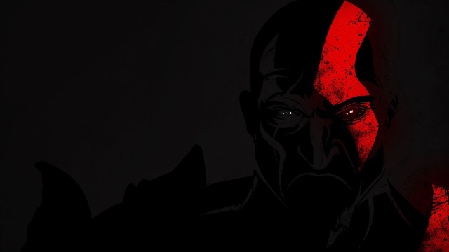 Man beard red light staring free wallpaper - medium preview image