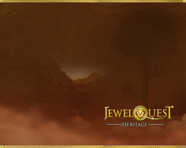 Gold frame tree mountain background free wallpaper - medium preview image