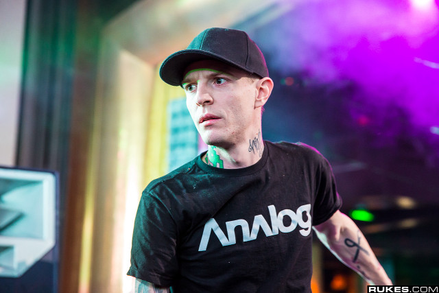 Man black hat purple green free wallpaper - medium preview image