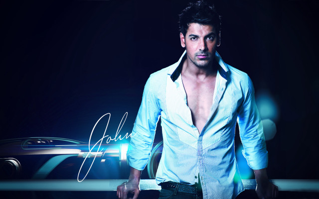 Man blue shirt jeans car free wallpaper - medium preview image