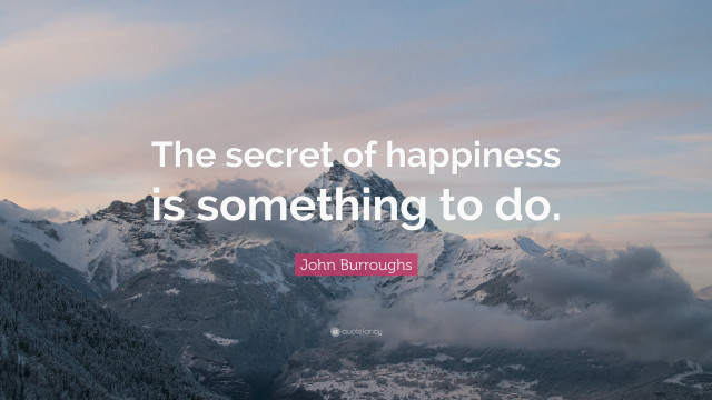 Mountain quote secret of happiness free wallpaper - medium preview image
