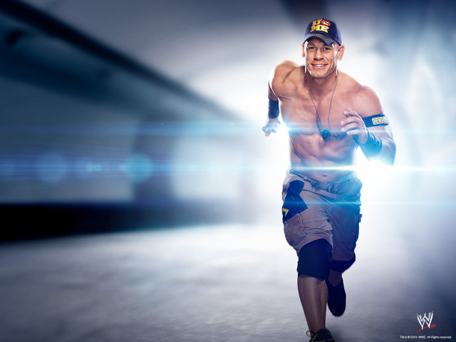 Man running wrestling ring hat free wallpaper - medium preview image