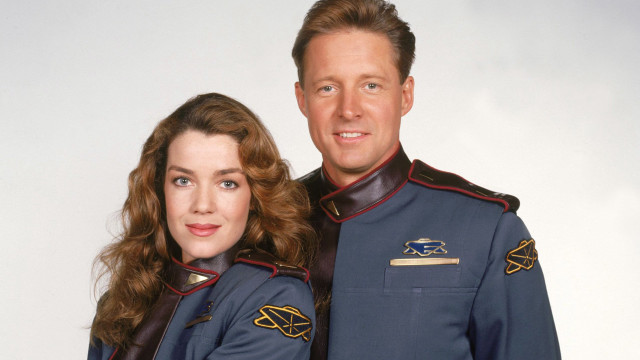 Man woman uniform posing picture free wallpaper - medium preview image