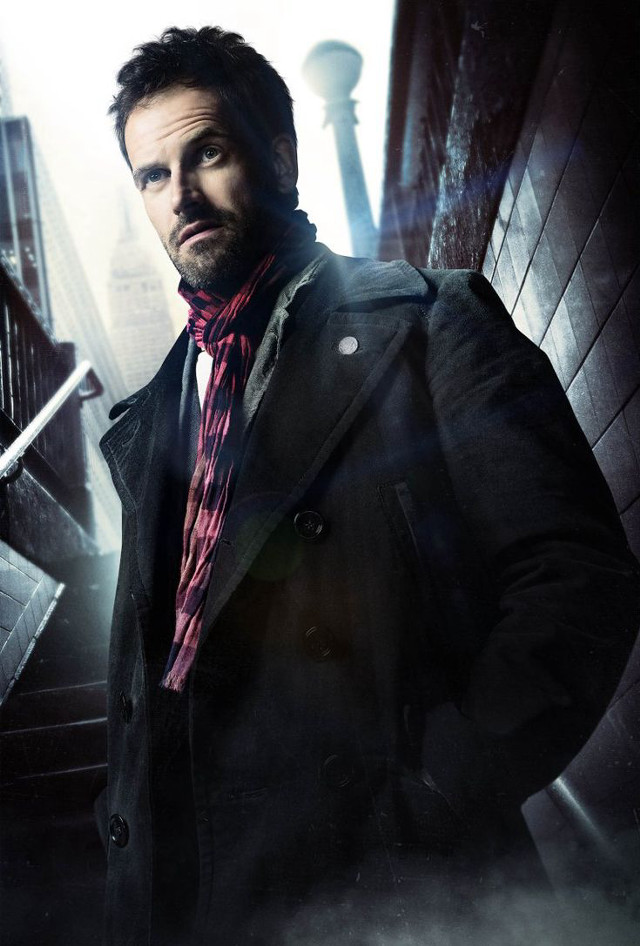 Man coat tie stairwell building free wallpaper - medium preview image