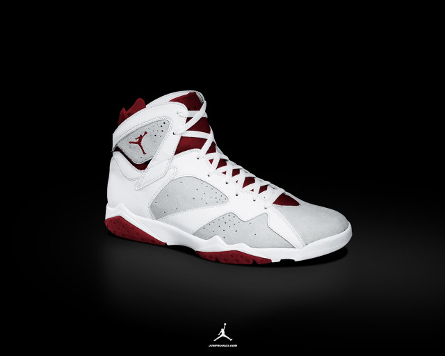 Red white shoes black background free wallpaper - medium preview image