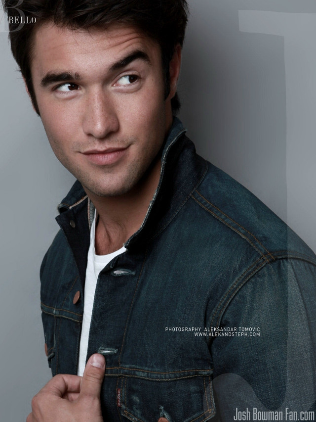 Man denim jacket finger mouth free wallpaper - medium preview image