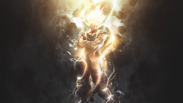 Man glowing light lightning bolt free wallpaper - medium preview image