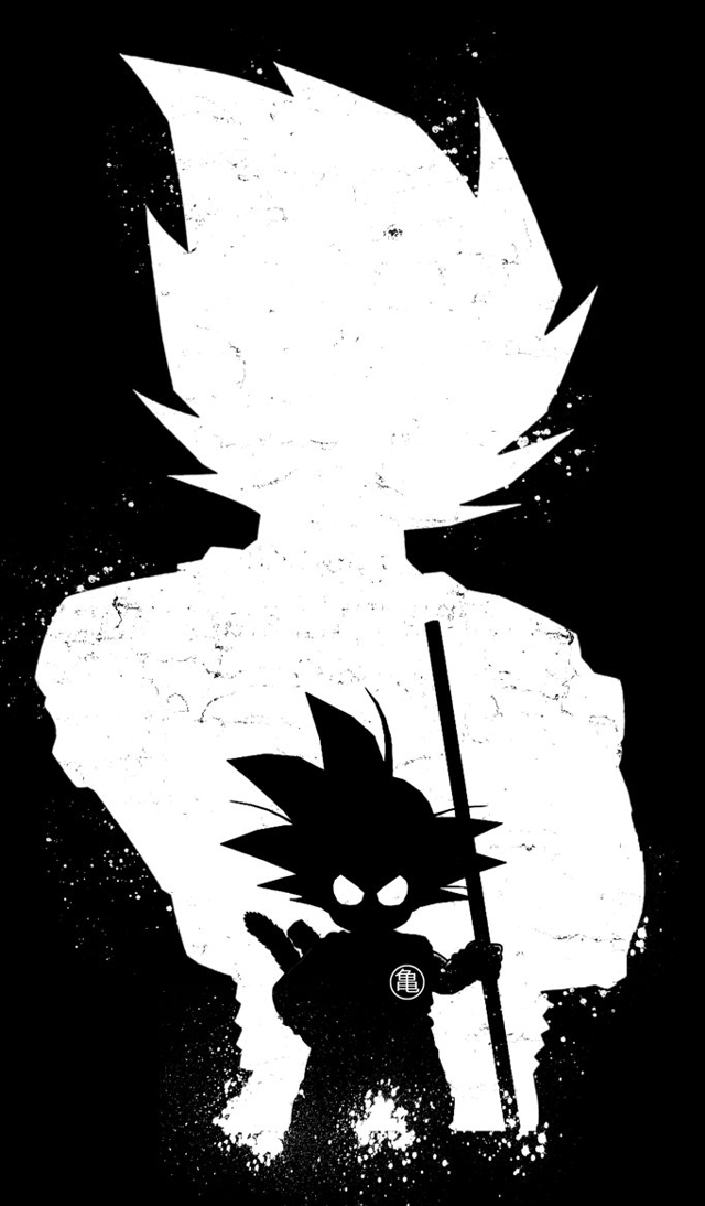 Black white person stick shadow free wallpaper - medium preview image