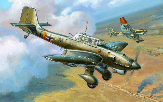 Airplanes desert sky clouds grass free wallpaper - medium preview image