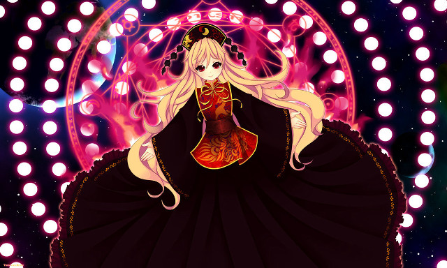 Black dress red yellow hat free wallpaper - medium preview image