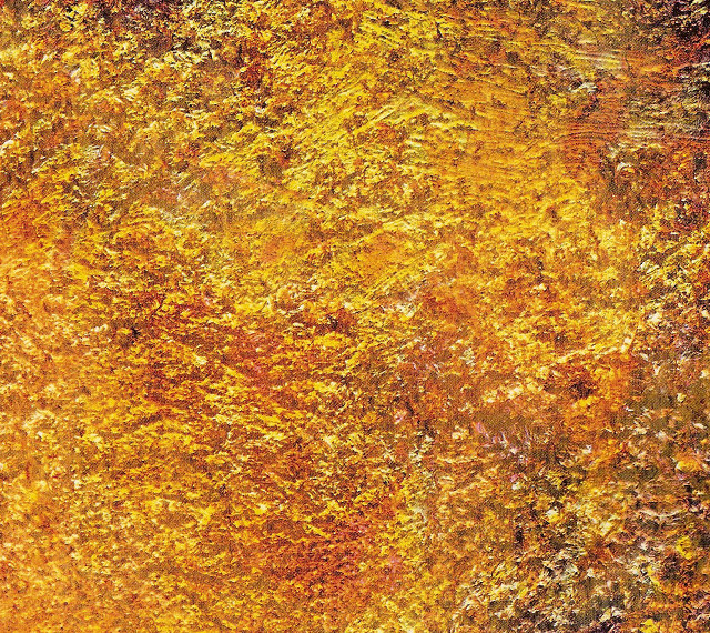 Yellow brown leaves painting black free wallpaper - medium preview image