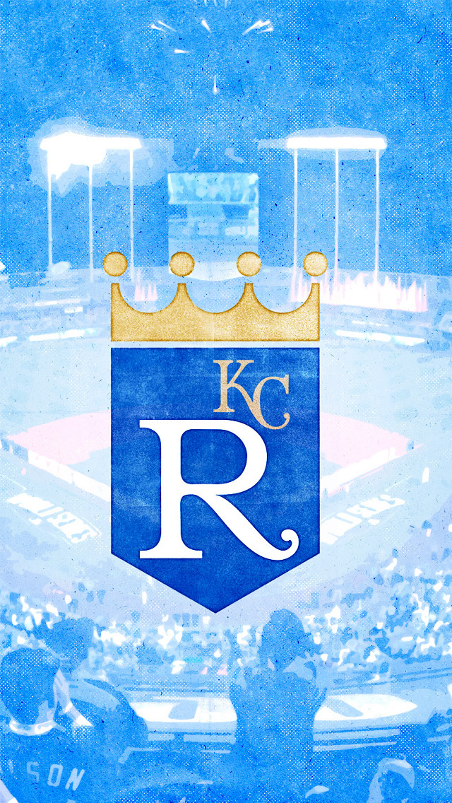 Blue gold kansas royals logo free wallpaper - medium preview image