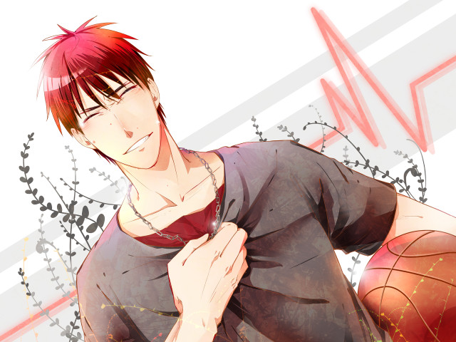 Red hair man smiling basketball free wallpaper - medium preview image