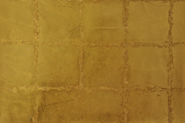Yellow wall brown pattern white free wallpaper - medium preview image