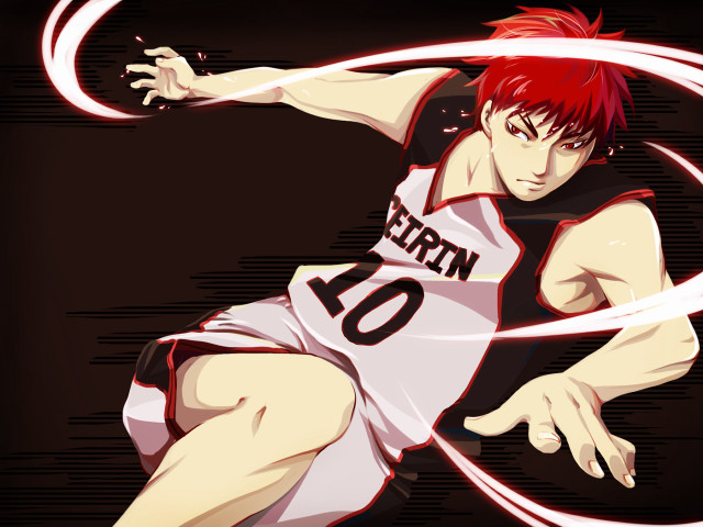 Man red hair basketball hoop free wallpaper - medium preview image