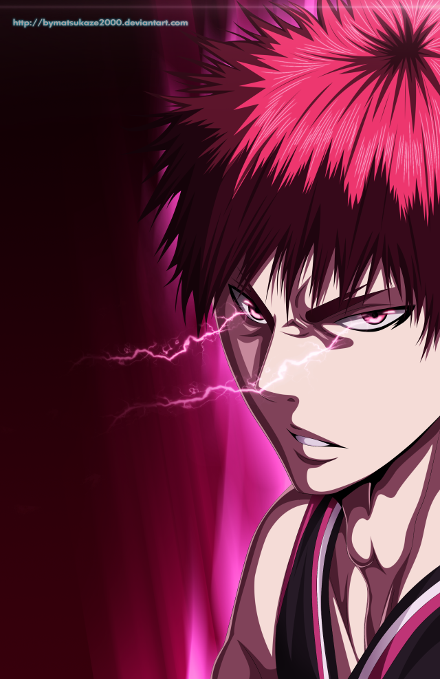 Pink haired man shocked anime free wallpaper - medium preview image