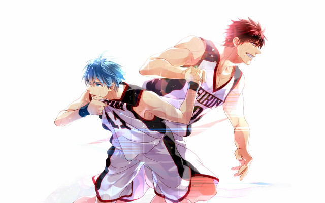 Anime characters basketball graphic style free wallpaper - medium preview image