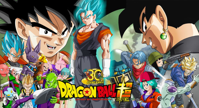 Dragon ball characters black background free wallpaper - medium preview image