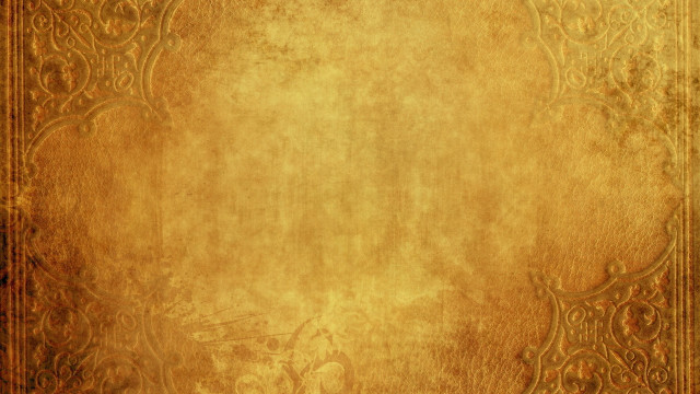 Gold background decorative border flower free wallpaper - medium preview image