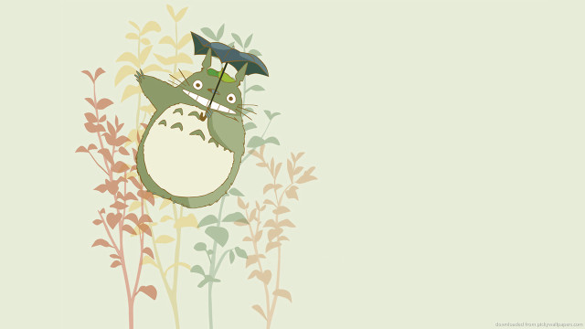 Cartoon character field flowers plants free wallpaper - medium preview image
