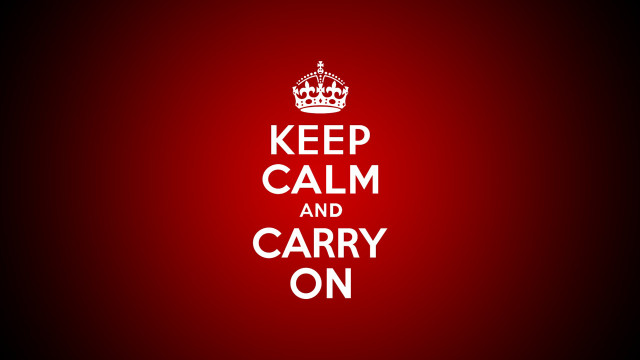 Keep calm carry on red free wallpaper - medium preview image