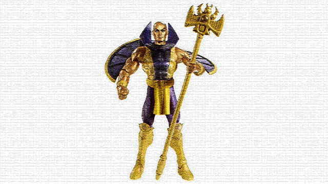 Golden armor man statutepolka dot free wallpaper - medium preview image