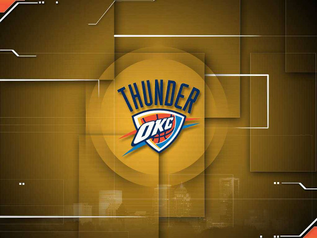 Thunder basketball background lines image free wallpaper - medium preview image