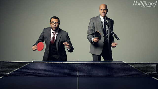 Two men suits holding ping free wallpaper - medium preview image