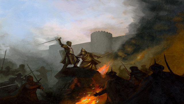 Man horse sword man horse #2 free wallpaper - medium preview image