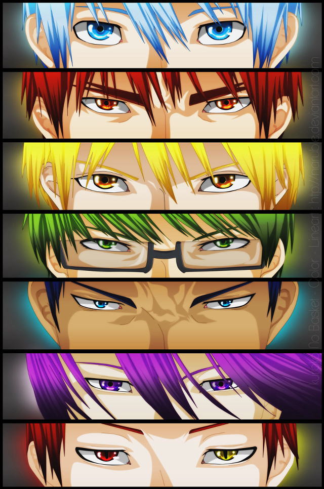 Anime characters colored hair glasses #4 free wallpaper - medium preview image