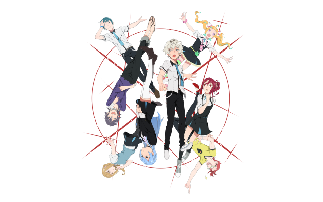 Anime group circle arm legs free wallpaper - medium preview image