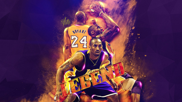 Basketball player jersey number painting free wallpaper - medium preview image