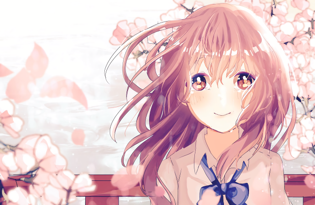 Girl long hair bow tie #4 free wallpaper - medium preview image
