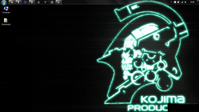 Neon skull pirate sign dark free wallpaper - medium preview image