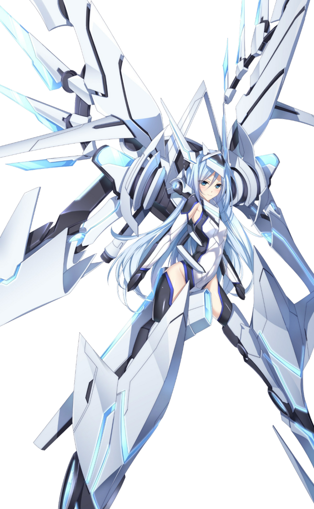 Woman sword mecha wings blueeyes free wallpaper - medium preview image
