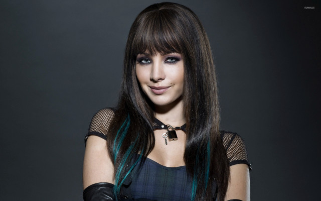 Gothic portrait black gloves long free wallpaper - medium preview image