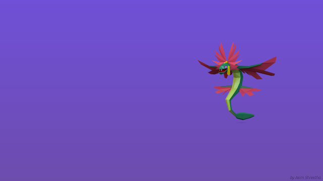 Cartoon character flower head tail free wallpaper - medium preview image