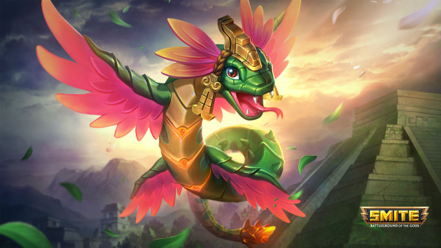 Green pink dragon gold crown free wallpaper - medium preview image