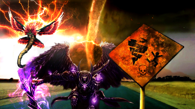 Demonic bird demon body wings free wallpaper - medium preview image