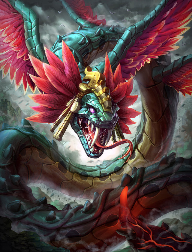 Dragon large head wings on free wallpaper - medium preview image