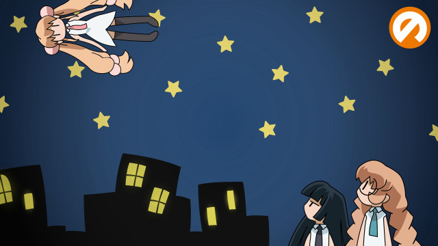 Cartoon person hand cat shoulder free wallpaper - medium preview image