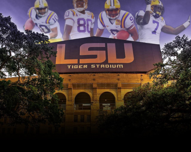 Lsu stadium sign football team free wallpaper - medium preview image