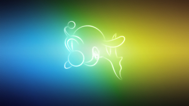 Blurry dog ball rainbow background free wallpaper - medium preview image