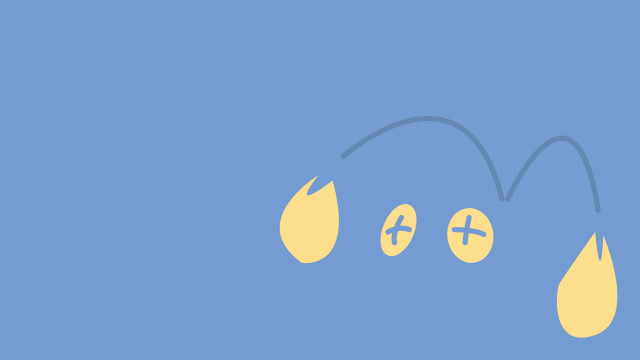 Blue background yellow drops water free wallpaper - medium preview image