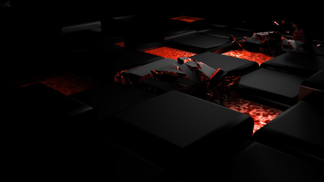Black red abstract background squares free wallpaper - medium preview image